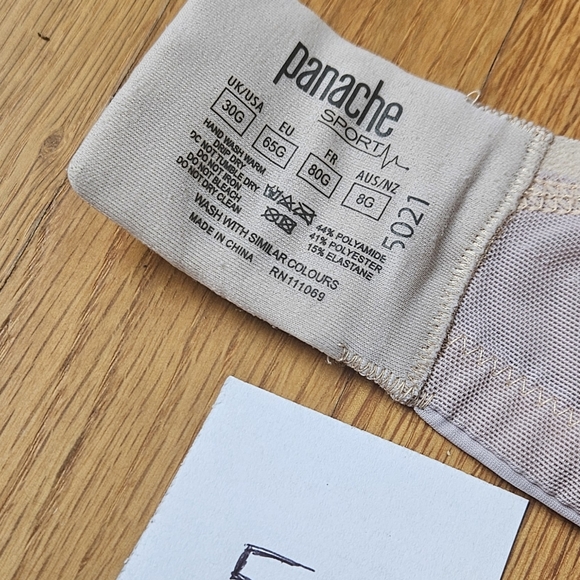 Panache Ultimate High Impact Underwire Sports Bra size 30G - Picture 2 of 3
